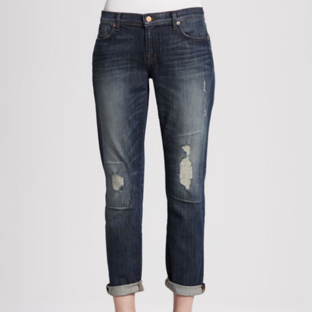 J Brand Aidan Bigtime Distressed Cuffed Jeans